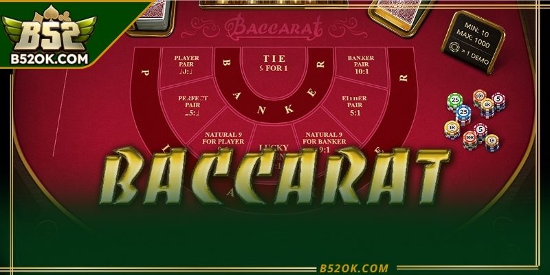 Giao diện nhiều phòng baccarat với mức cược khác nhau