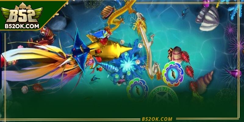 Nhiều phòng bắn cá ăn xu với mức xu và đạn khác nhau