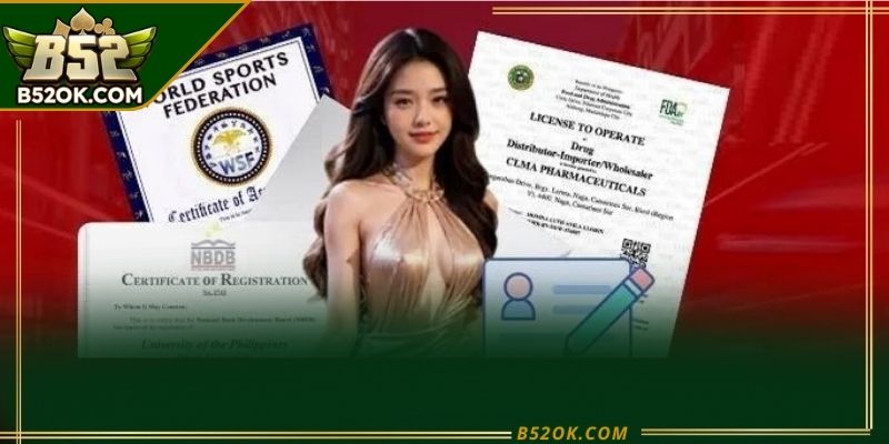 Giấy phép hoạt đông thể hiện trách nhiệm pháp lý 