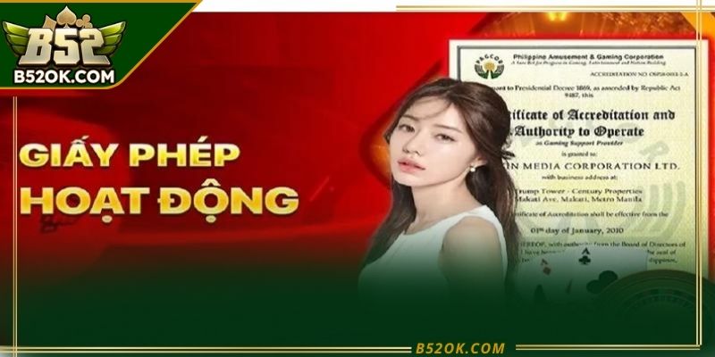 Thông tin giấy phép hoạt đông và cơ quan cấp phép